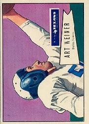 1952 Bowman Large #114 Art Weiner