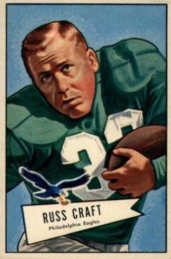 1952 Bowman Large #116 Russ Craft