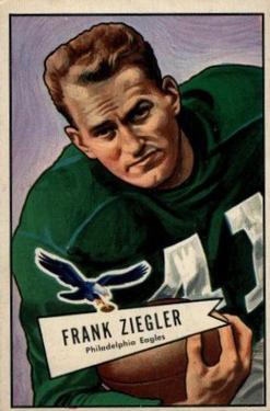 1952 Bowman Large #119 Frank Ziegler RC