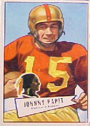 1952 Bowman Large #143 John Papit RC
