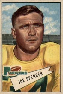 1952 Bowman Small #9 Joe Spencer RC