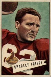 1952 Bowman Small #12 Charley Trippi