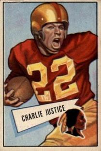 1952 Bowman Small #18 Charlie Justice