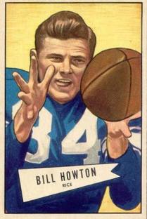 1952 Bowman Small #21 Billy Howton RC