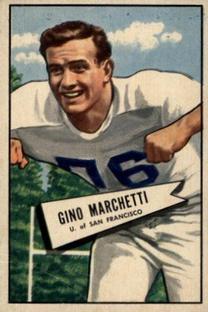 1952 Bowman Small #23 Gino Marchetti RC