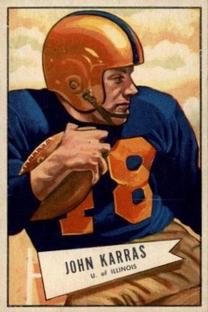 1952 Bowman Small #24 John Karras