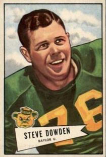 1952 Bowman Small #40 Steve Dowden RC