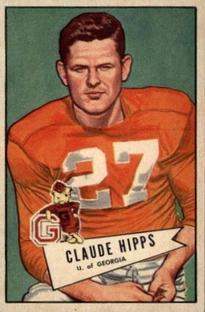 1952 Bowman Small #41 Claude Hipps
