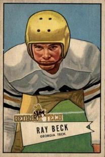 1952 Bowman Small #51 Ray Beck