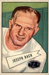 1952 Bowman Small #53 Joe Bach CO RC