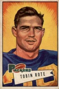 1952 Bowman Small #56 Tobin Rote