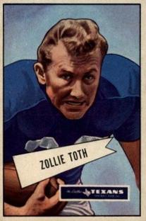 1952 Bowman Small #58 Zollie Toth