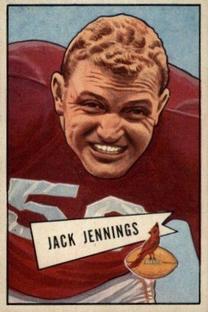 1952 Bowman Small #59 Jack Jennings