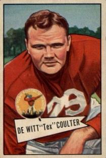 1952 Bowman Small #71 Tex Coulter