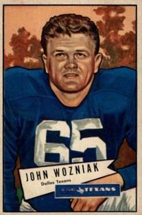 1952 Bowman Small #97 John Wozniak