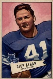 1952 Bowman Small #100 Dick Alban RC