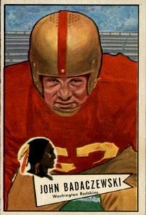 1952 Bowman Small #112 John Badaczewski