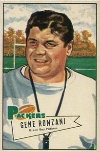 1952 Bowman Small #135 Gene Ronzani CO RC