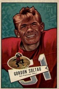 1952 Bowman Small #141 Gordy Soltau