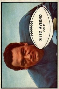 1953 Bowman #8 Sisto Averno RC