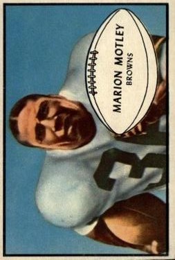 1953 Bowman #9 Marion Motley
