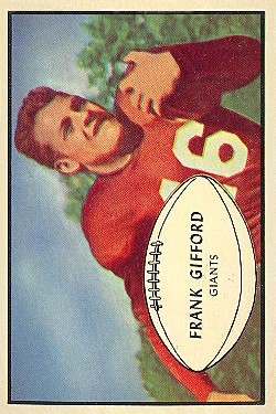 1953 Bowman #43 Frank Gifford SP