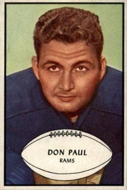 1953 Bowman #47 Don Paul LB SP RC