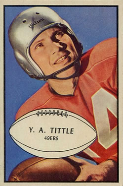 1953 Bowman #56 Y.A.Tittle