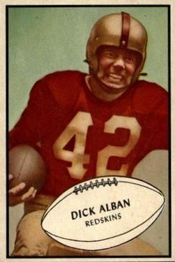 1953 Bowman #68 Dick Alban SP