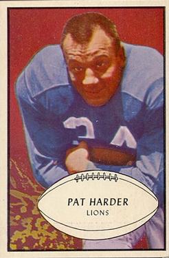 1953 Bowman #81 Pat Harder SP