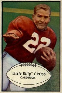 1953 Bowman #96 William Cross SP RC