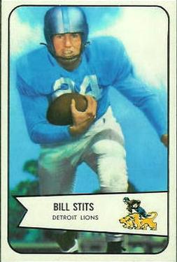 1954 Bowman #5 Bill Stits RC