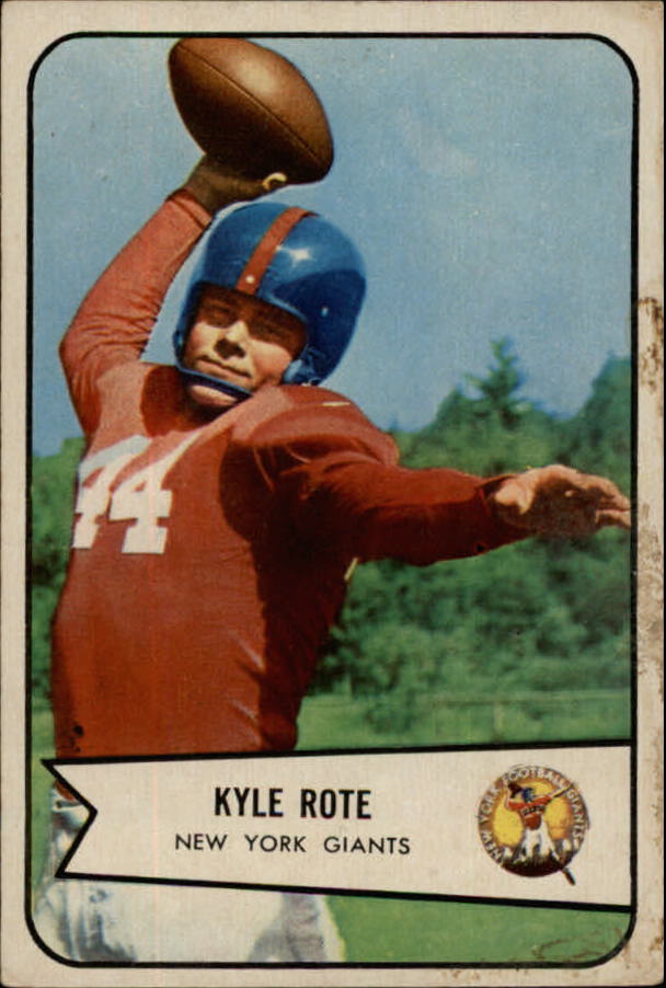 1954 Bowman #7 Kyle Rote