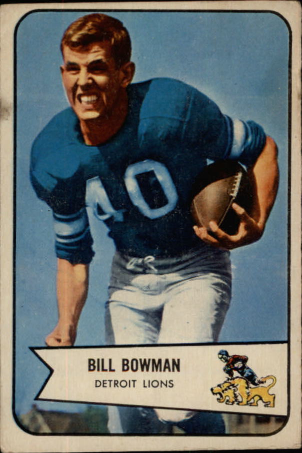 1954 Bowman #17 Bill Bowman RC