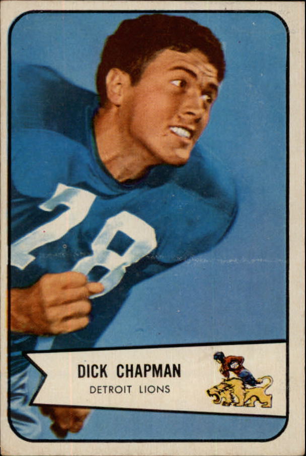 1954 Bowman #65 Dick Chapman SP RC