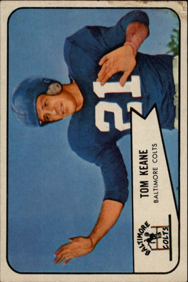 1954 Bowman #72 Tom Keane SP RC