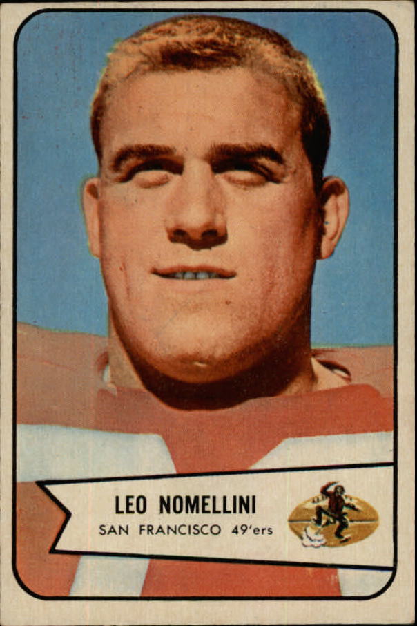 1954 Bowman #76 Leo Nomellini SP