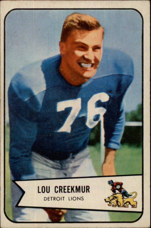 1954 Bowman #85 Lou Creekmur SP