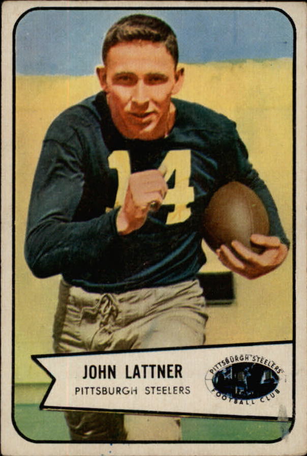 1954 Bowman #128 John Lattner RC