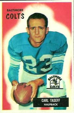 1955 Bowman #103 Carl Taseff RC