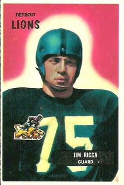 1955 Bowman #109 Jim Ricca RC