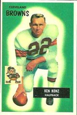 1955 Bowman #113 Kenny Konz RC