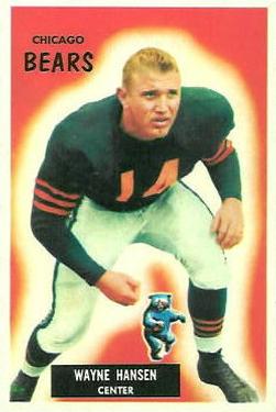 1955 Bowman #125 Wayne Hansen RC