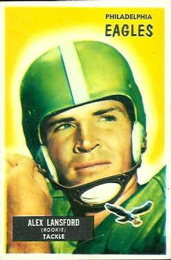 1955 Bowman #126 Buck Lansford RC