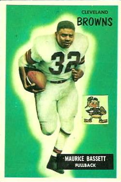 1955 Bowman #156 Maurice Bassett RC