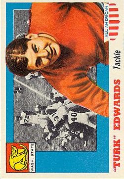 1955 Topps All American #36 Turk Edwards SP front image