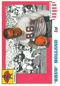 1955 Topps All American #39 Jerome Holland RC