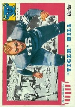 1955 Topps All American #60 Dan Hill RC