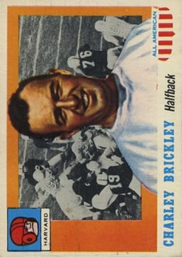 1955 Topps All American #61 Charles Brickley SP RC
