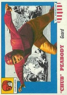 1955 Topps All American #72 Chub Peabody RC